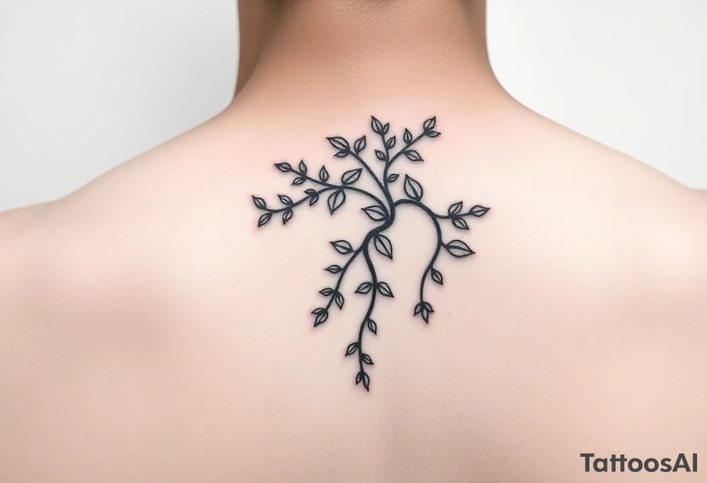 I want something minimal, to honor my grandparents home (they had beautiful jasmine vines hanging over their back porch) I also want to honor my deceased father, grandparents, and 2 very important aunts who also passed. make it a small vine that wraps around the wrist tattoo idea