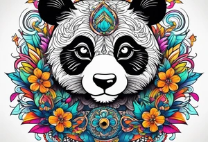 Panda tattoo idea