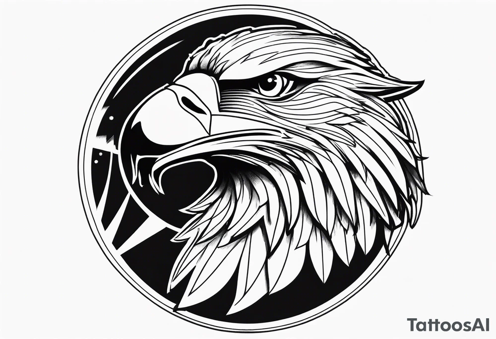 be a wolf at graund and be a eagle at sky at the same time tattoo idea be a wolf at graund and be a eagle at sky at the same time tattoo idea