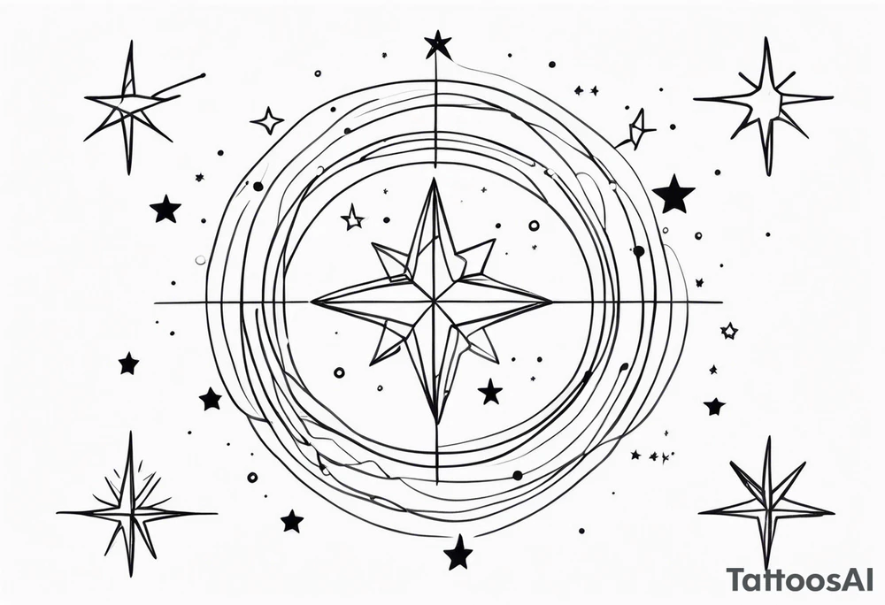 Constellation 🌌 with stars tattoo idea