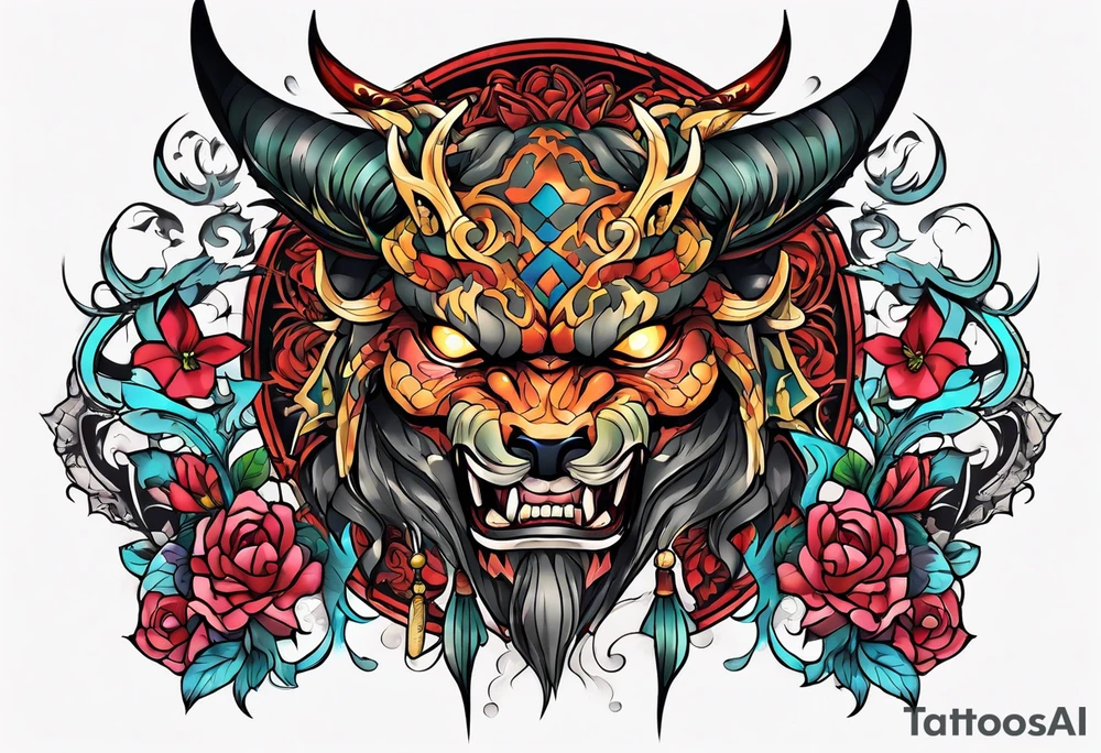 Demon Slayer the anime tattoo idea
