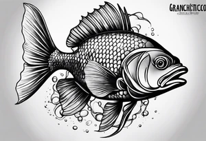 Granchio realistico tattoo idea