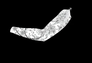 bold line shaman and witch style tattoo idea