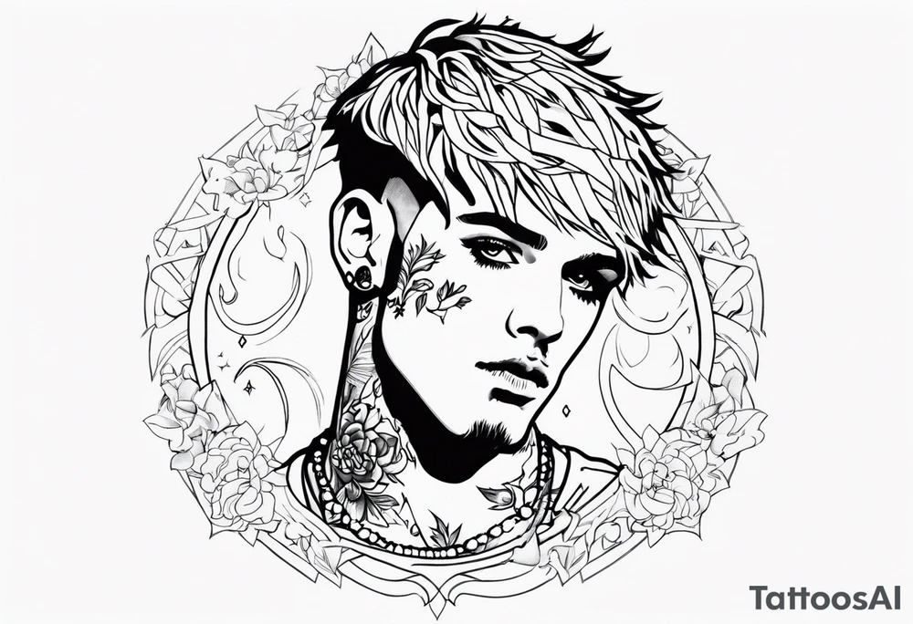 Lil peep tattoo idea