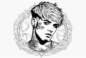 Lil peep tattoo idea