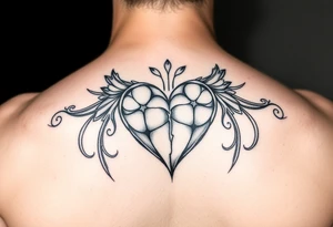 I'm good enough to be loved in a heart tattoo idea