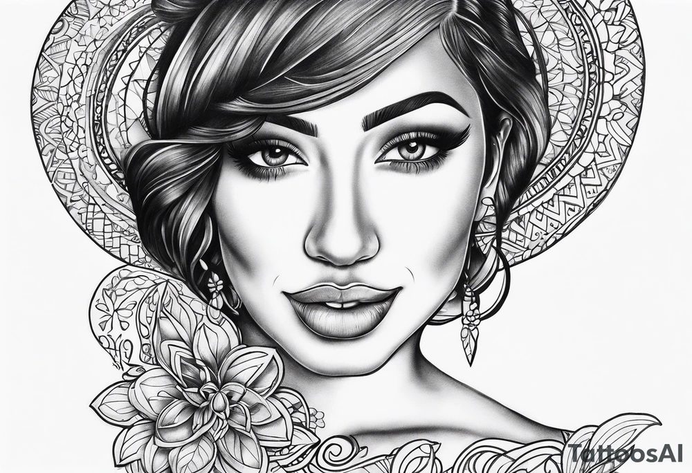 My moms name Araceli in cursive tattoo idea