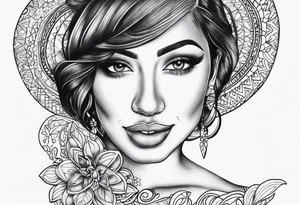 My moms name Araceli in cursive tattoo idea