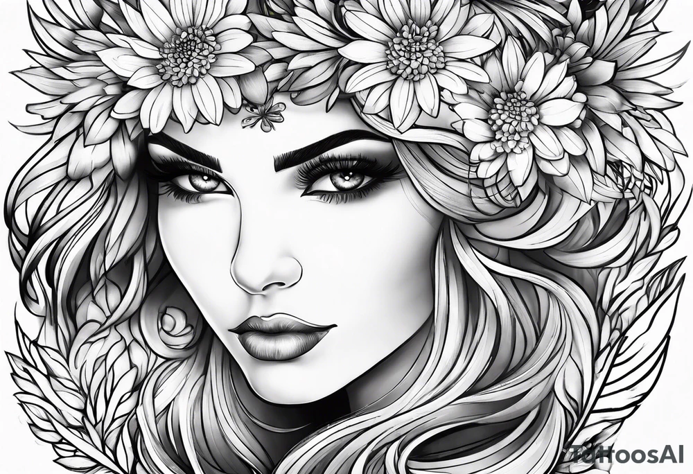 Love 
Strength 
Aster
Mom tattoo idea