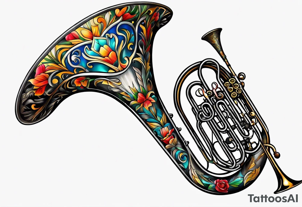 italian horn tattoo idea