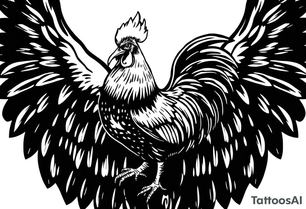A big cock tattoo idea