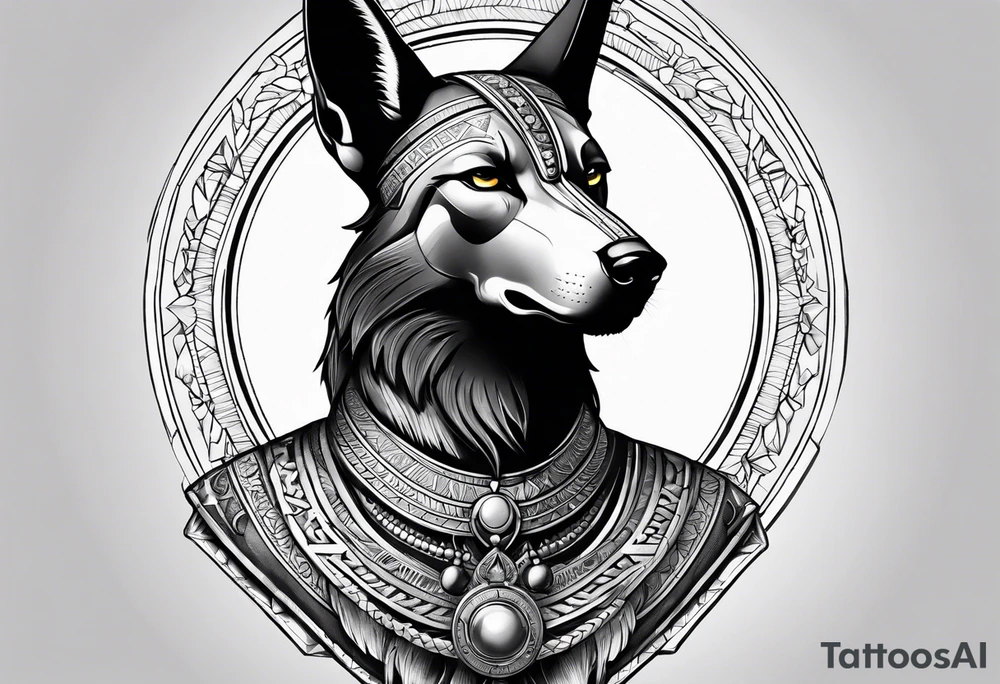anubis tattoo idea