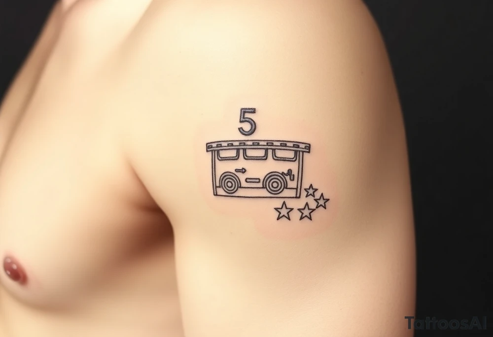 50’s diner inspired tattoo idea