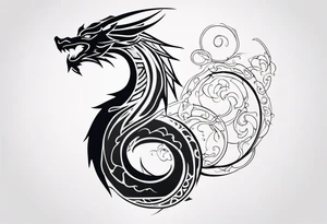 Dragon tattoo idea