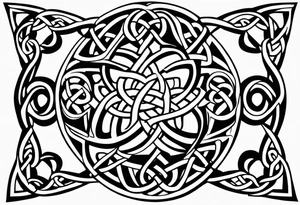 Celtic knots, background tattoo idea