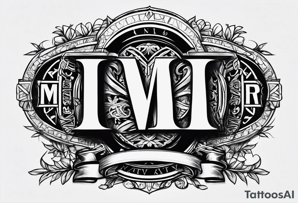 Letters ALA GAA
Roman Numeral
Simple tattoo idea