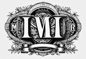 Letters ALA GAA
Roman Numeral
Simple tattoo idea