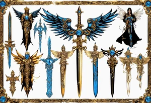 Gold
Bronze
Angel
Sword
Muscle
Blue
Diamonds
Leather tattoo idea