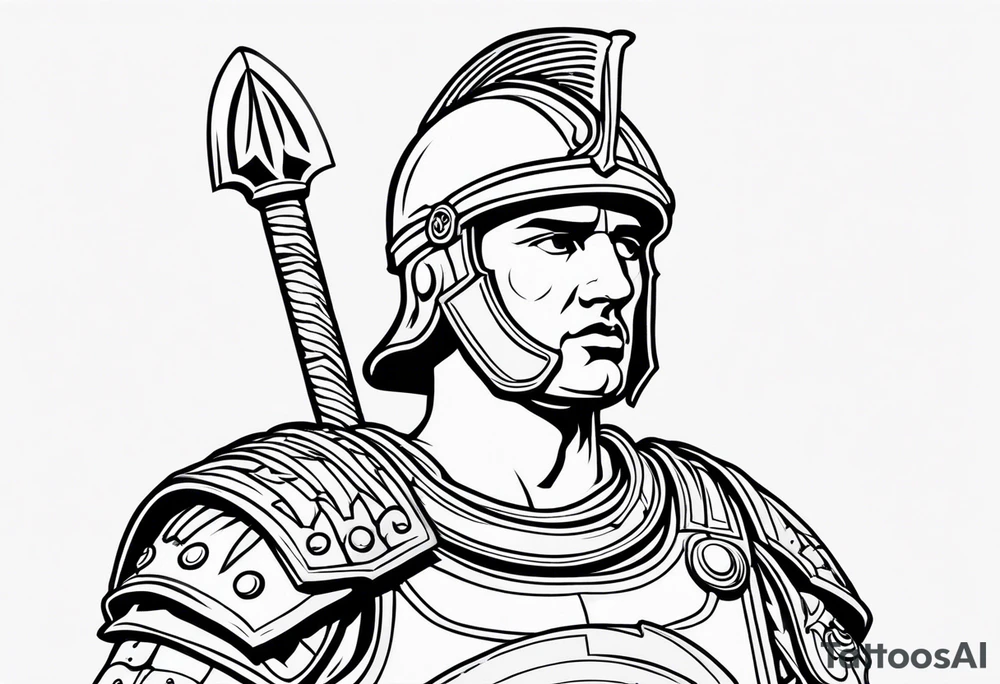 micro realism roman soldier roman art oscar akermo tattoo idea
