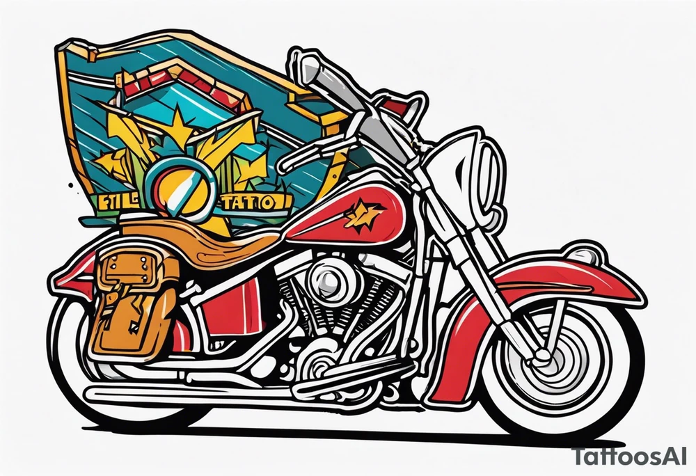 Rock a billy tattoo idea