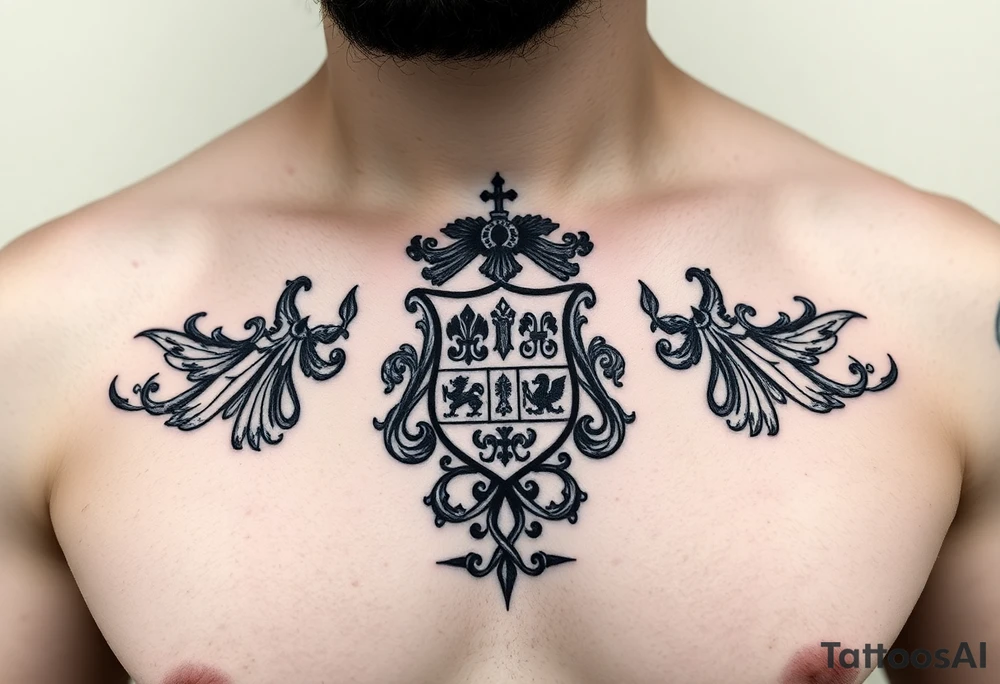 Smith, Irish family crest very intricate tattoo idea