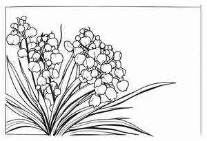 lilly of the valley crysanthemum tattoo idea