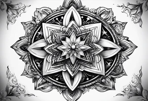 A star in the sky tattoo idea