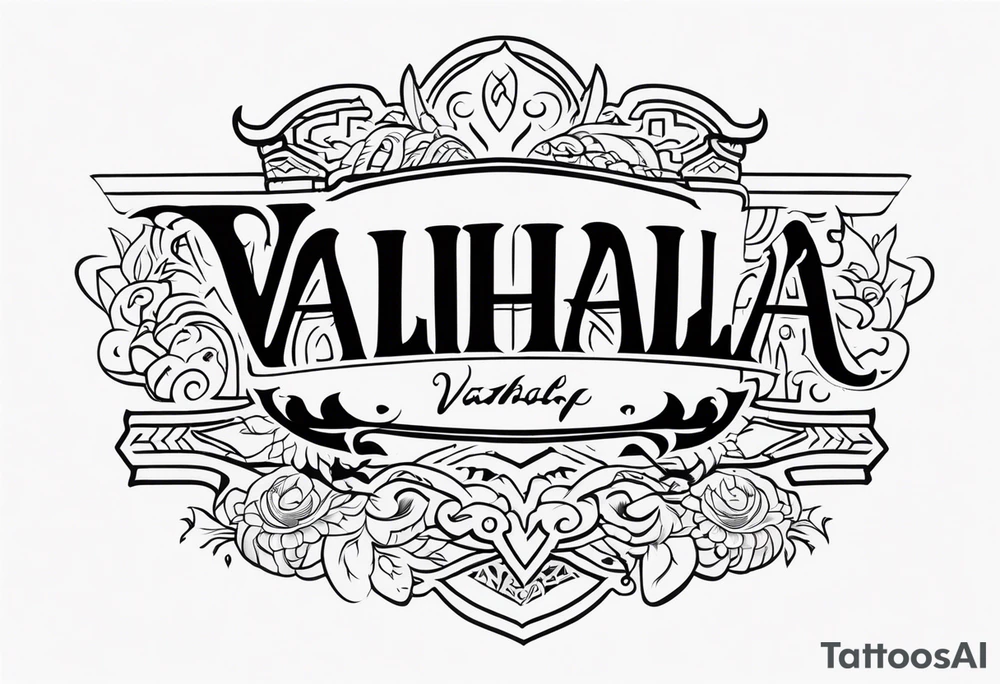 Valhalla tattoo idea