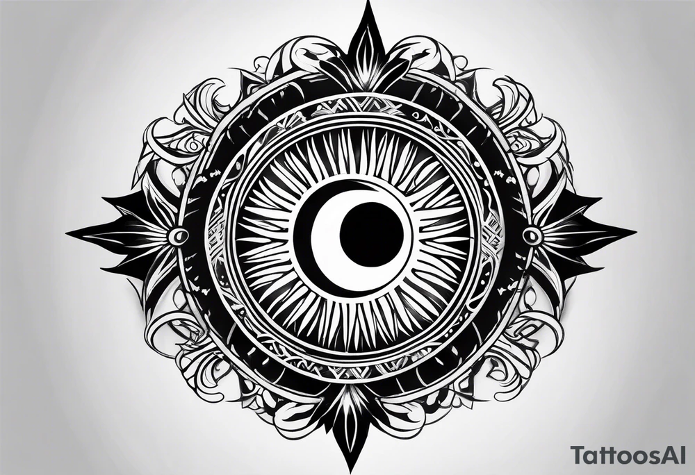 eclipse tattoo idea
