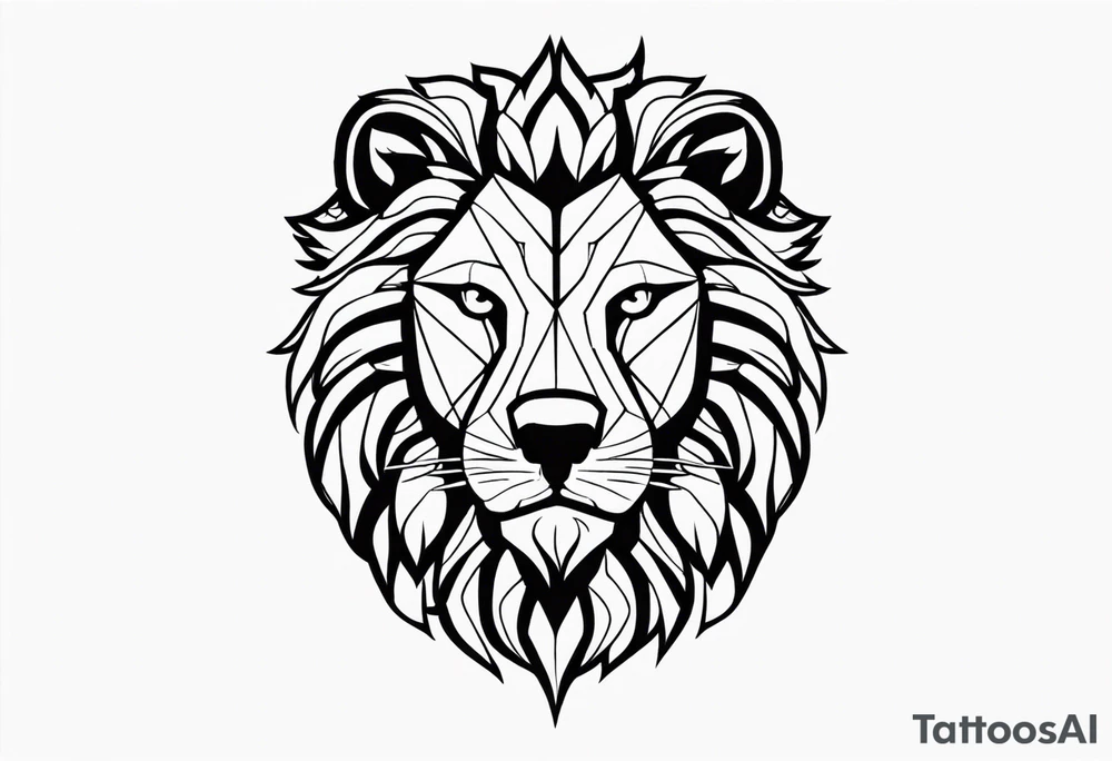 Lion,  wolf, tattoo idea