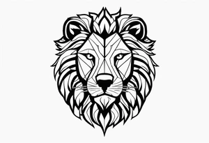 Lion,  wolf, tattoo idea