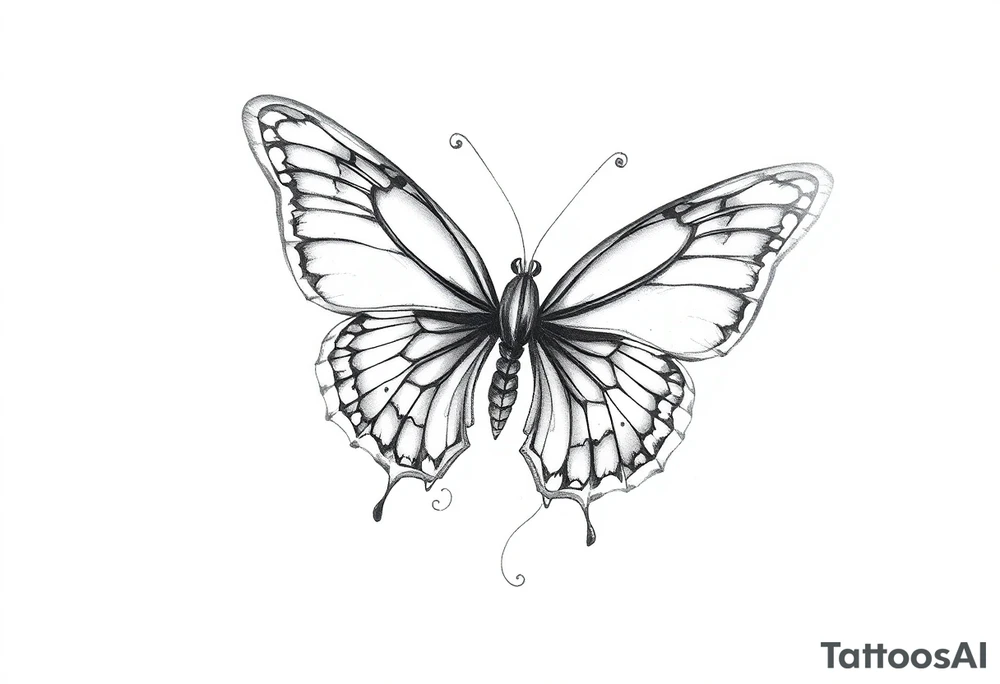 a butterfly tattoo idea