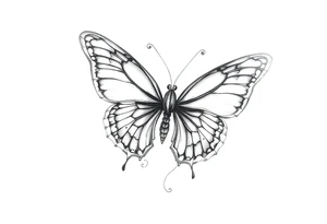 a butterfly tattoo idea