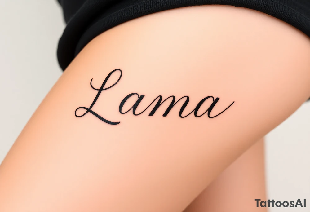 Lana tattoo idea