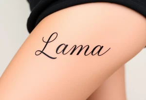Lana tattoo idea