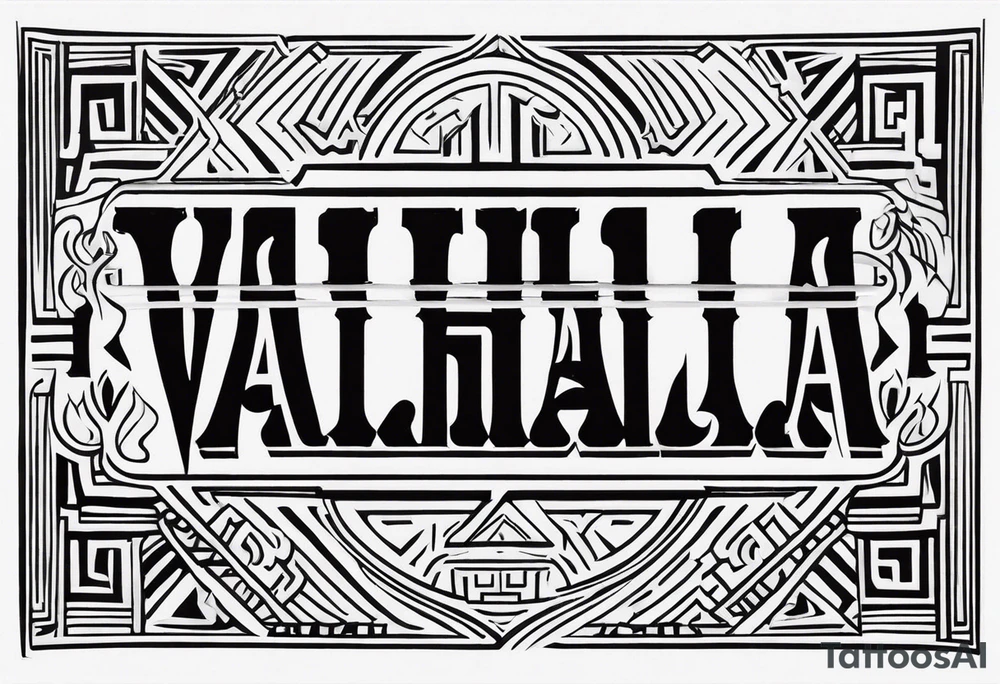 Valhalla stairs tattoo idea