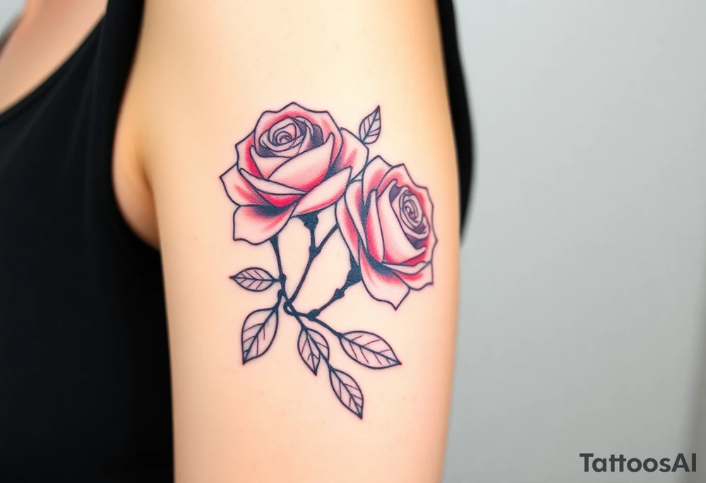 Roses tattoo idea