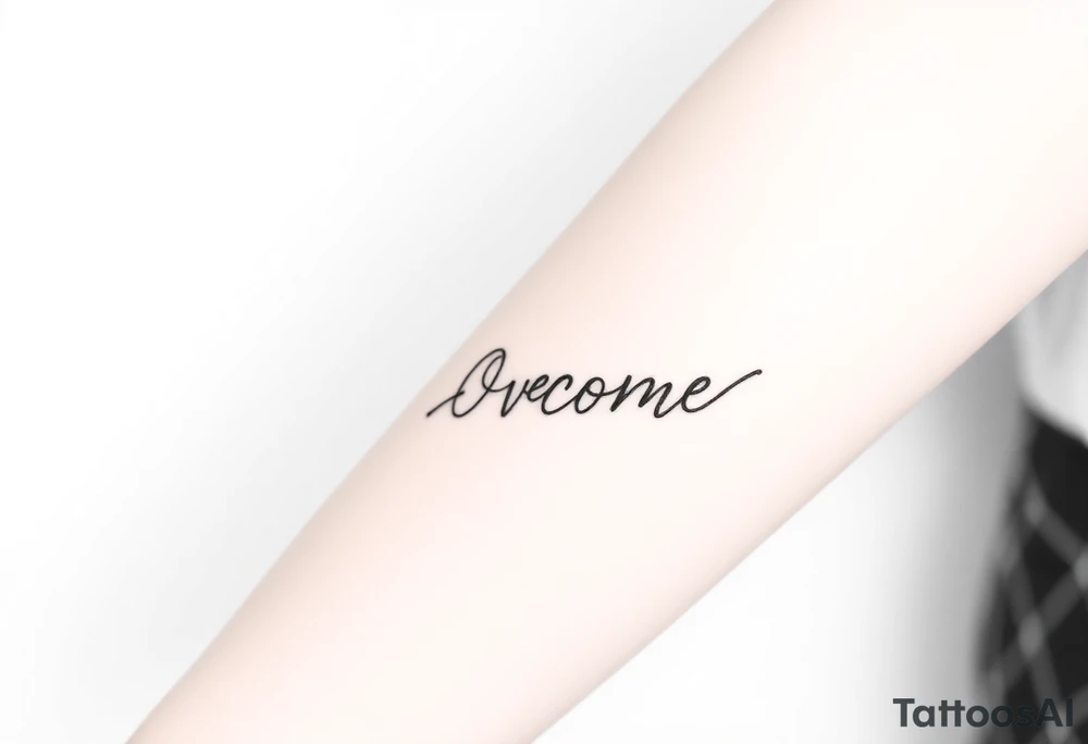 Overcome tattoo idea