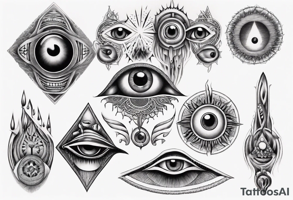 Tool band eye tattoo idea