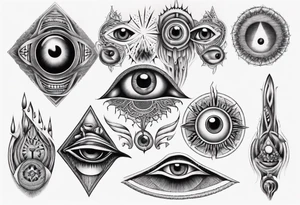 Tool band eye tattoo idea