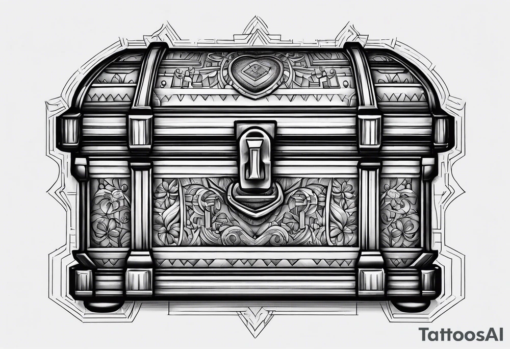 Pawn chest piece tattoo idea