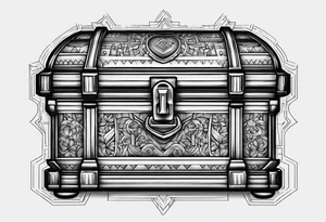 Pawn chest piece tattoo idea