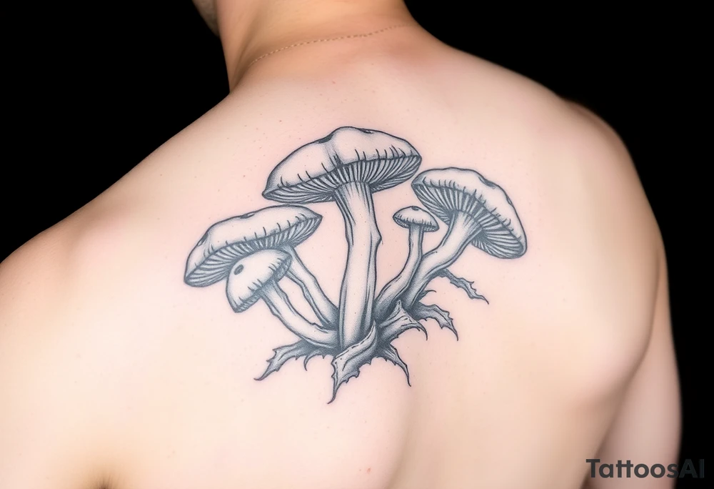 Right  arm sleeve, mushrooms, tattoo idea