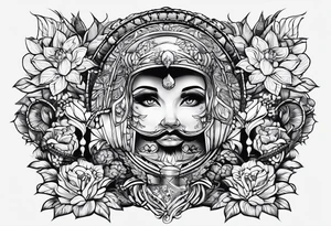 FEEL NO PAIN SHOW NO EMOTIONS tattoo idea