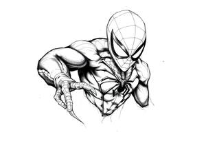 spiderman tattoo idea