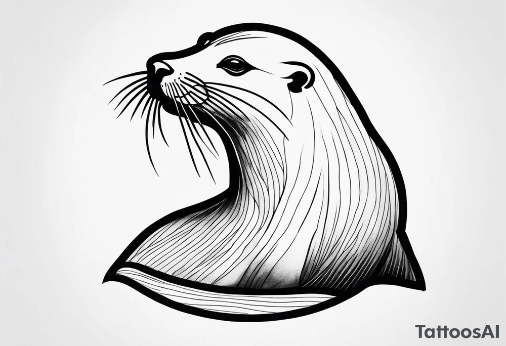 Sea lion tattoo idea