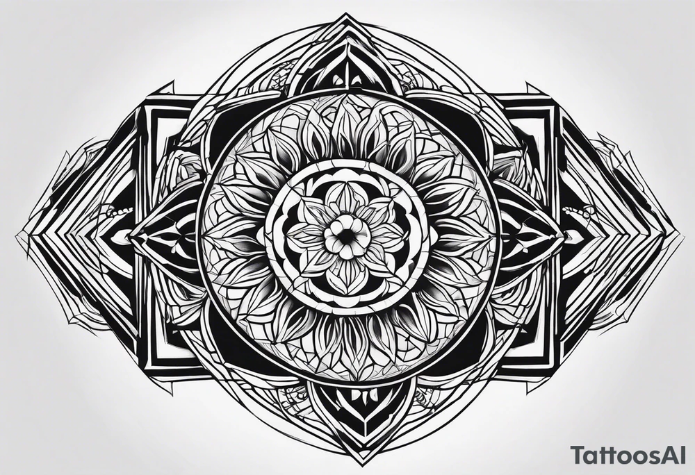 черный меч с глазом tattoo idea