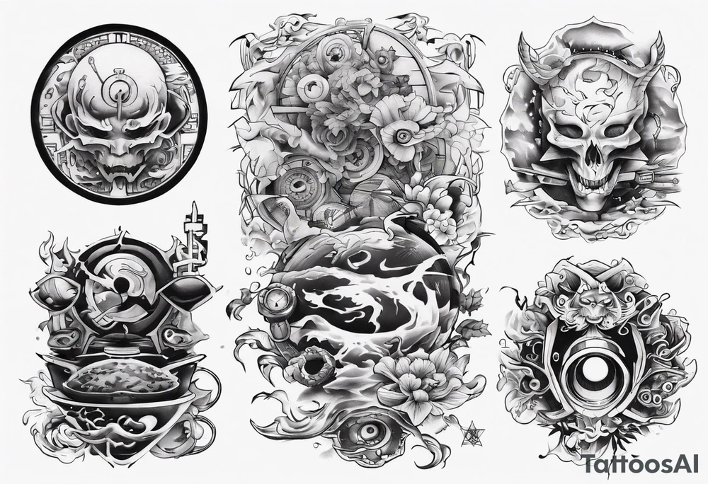 Computer time tattoo idea