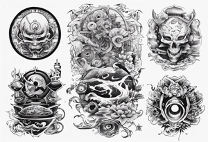 Computer time tattoo idea