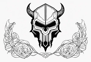 armband, doom 2016 style tattoo idea